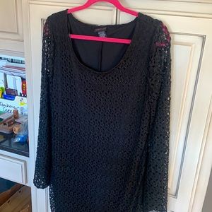 Old Skool torrid black lattice dress